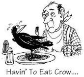 eating crow